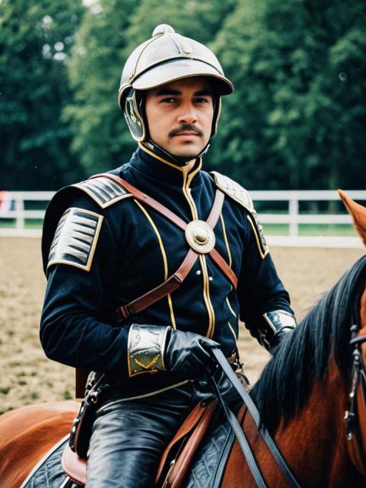 Realistic Horse Rider Cosplay Portrait