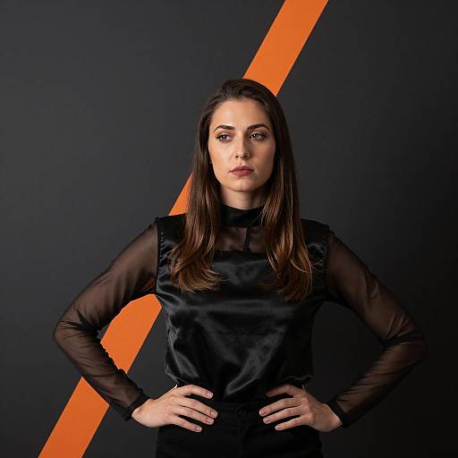 Elegance in Minimalist Contrast Lighting