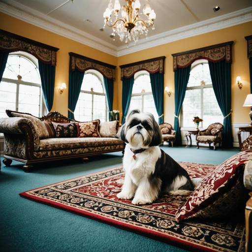 Regal Shih Tzu in Luxurious Daycare