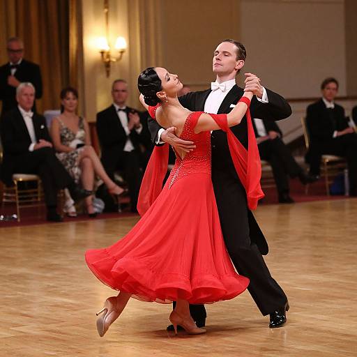 Elegant Ballroom Dance Performance