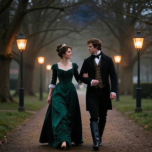Regency Romance Under Starry Sky
