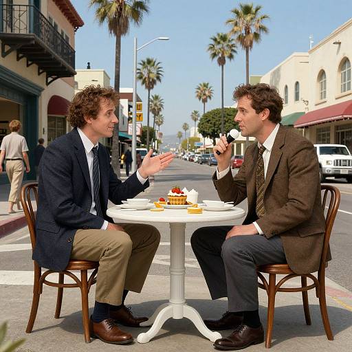 Intricate LA Street Serenade Illustration