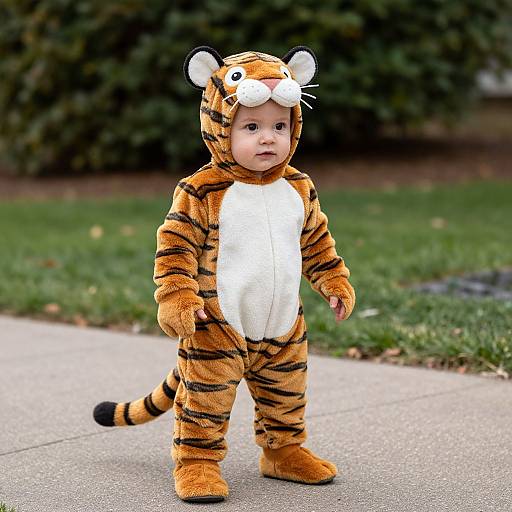 Adorable Tiger Toddler Costume