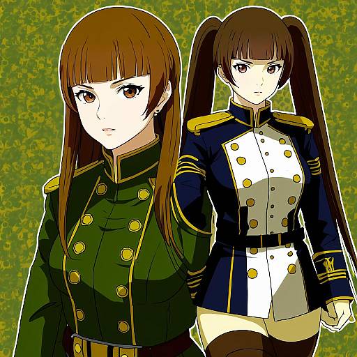 Illustration of Alicia melchiott, senjou no valkyria (series) in the style of Kyo (kuroichigo)