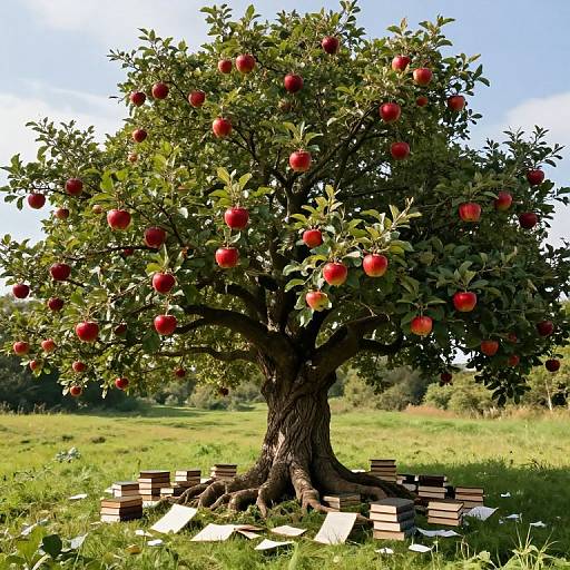 Enchanted Tree of Knowledge and Nature