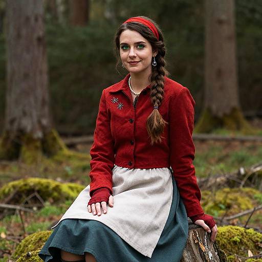 Aerith in Mossy Forest Clearing