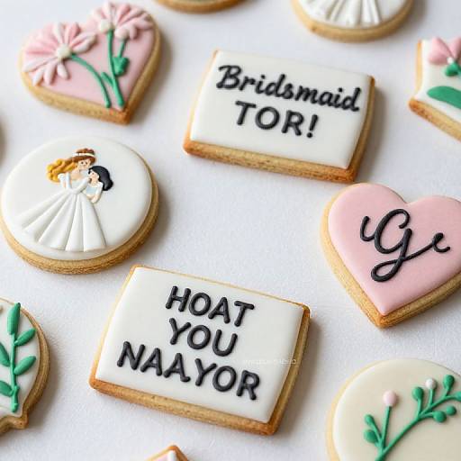 Bridesmaid Proposal with Homemade Cookies