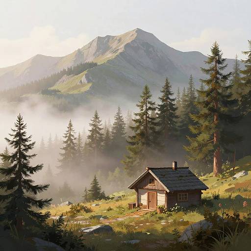 Kenney-Style Serene Mountain Cabin