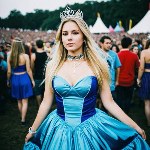 Enchanting Rave Scene in Wonderland