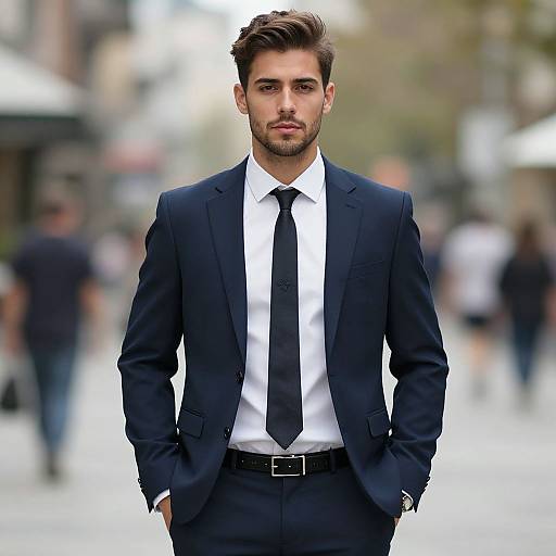 Stylish Man in Formal Wear