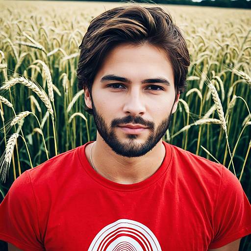 Realistic Portrait of a Young Man