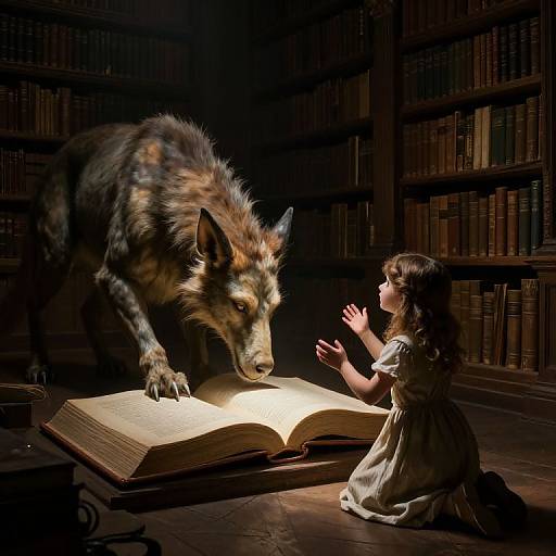 Chiaroscuro Library Mystical Encounter