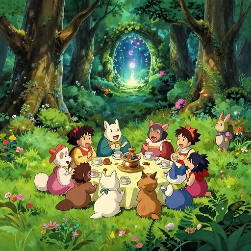 Enchanted Forest Tea Party Fantasy