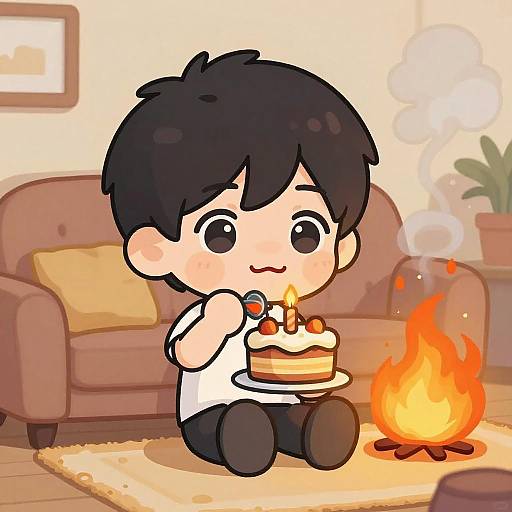 Chibi Boy's Birthday Chaos