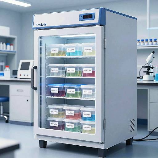 Photorealistic Laboratory Freezer Unit