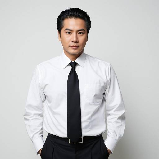 Confident Asian Man in Business Attire