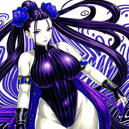 Illustration of Murasaki shikibu (swimsuit rider) (first ascension) (fate), fate/grand order in the style of Haga yui