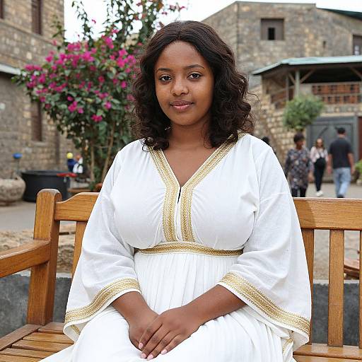 Elegant Ethiopian Habesha Woman Portrait