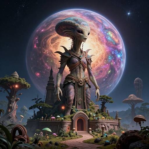 Exotic Alien Civilization Photography