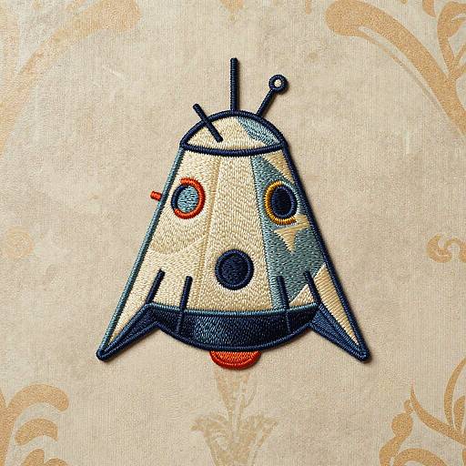 Mid-Century Modern Space Probe Patch