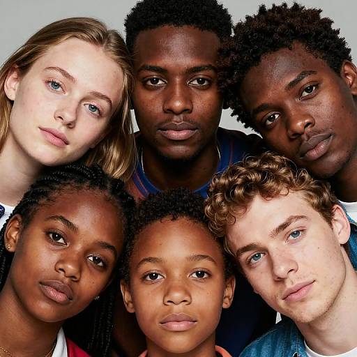 Vibrant Portrait of Brotherhood Unity