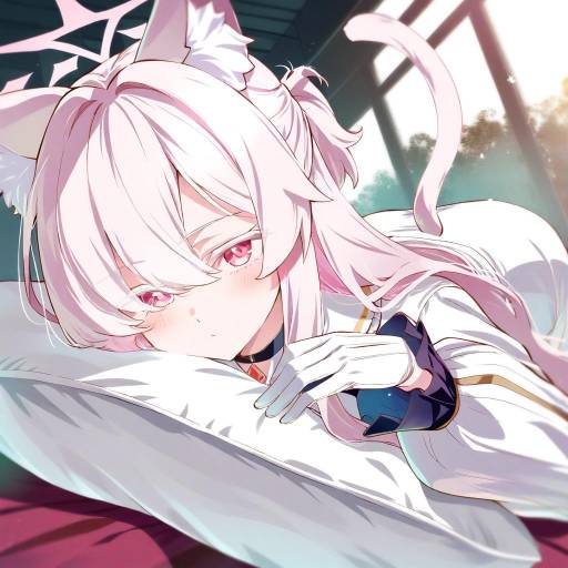 Illustration of Akira (blue archive), blue archive in the style of Imu sanjo