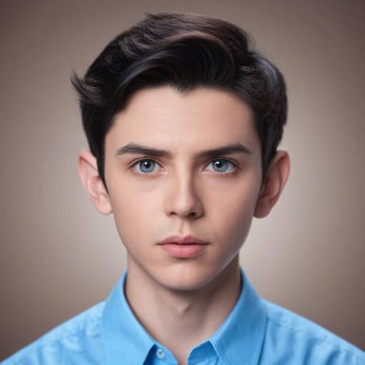 Realistic Portrait of a Boy with Pointy Ears