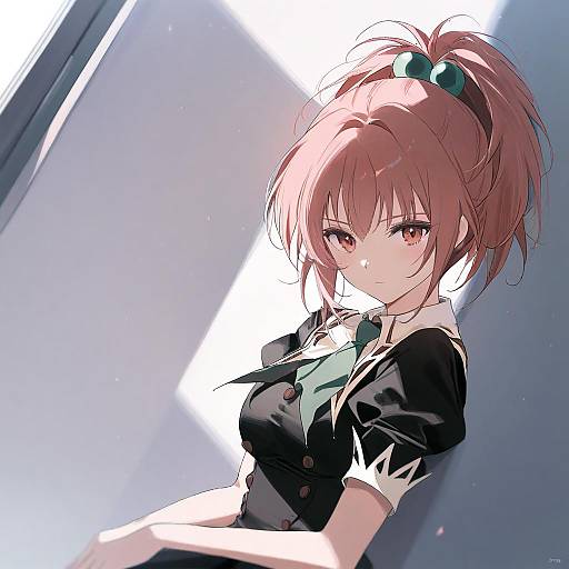 Illustration of Aoi nagisa, strawberry panic! in the style of Emyo