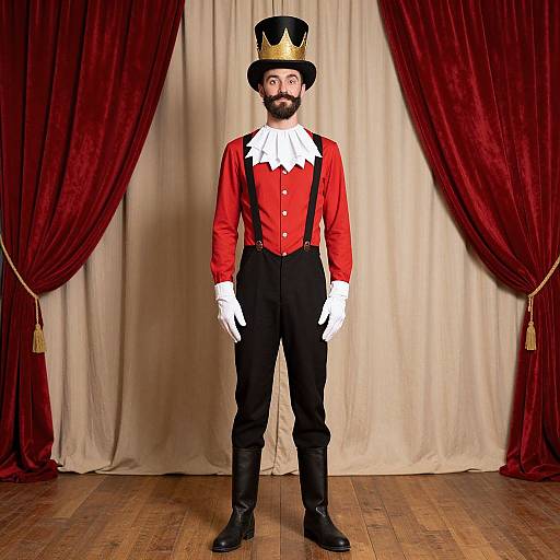 Circus Tall Man in Costume