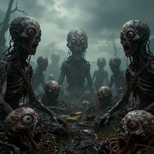 Apocalyptic Fleshmutant Landscape