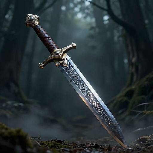 Intricate Fantasy Dagger Concept Art