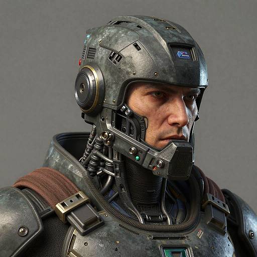 Photorealistic Xaero from Quake