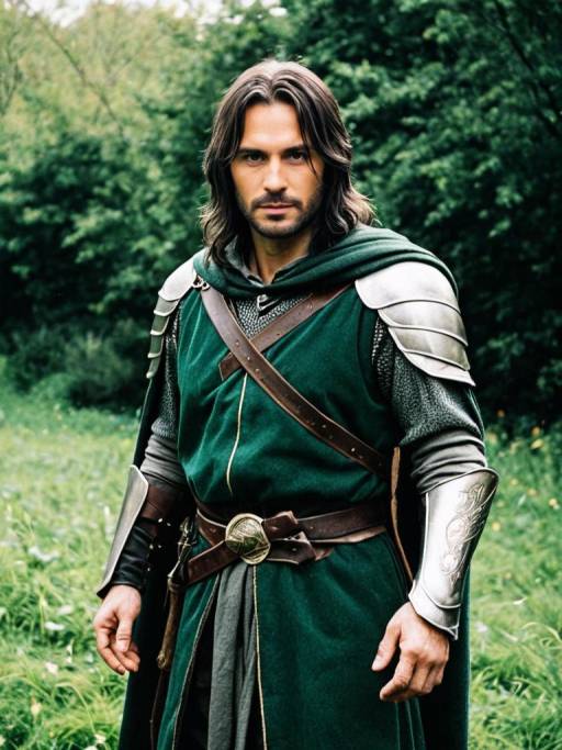 Realistic Aragorn Cosplay Photo