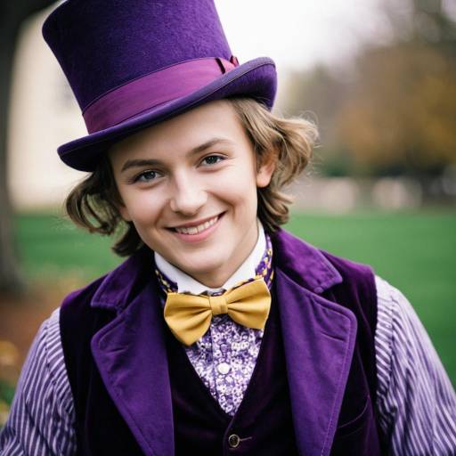 Whimsical Willy Wonka Costume Portrait