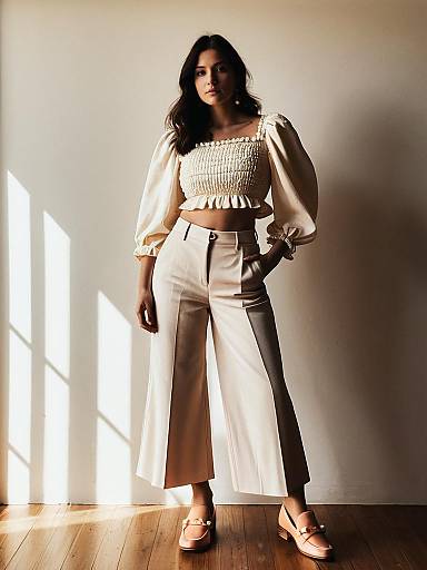 Chic Casual Fashion in Minimal Studio