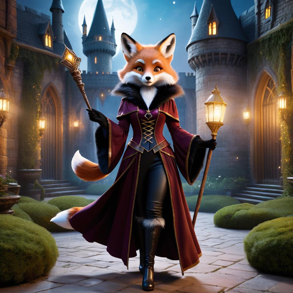 Gothic Fox Hermione in Enchanted Castle