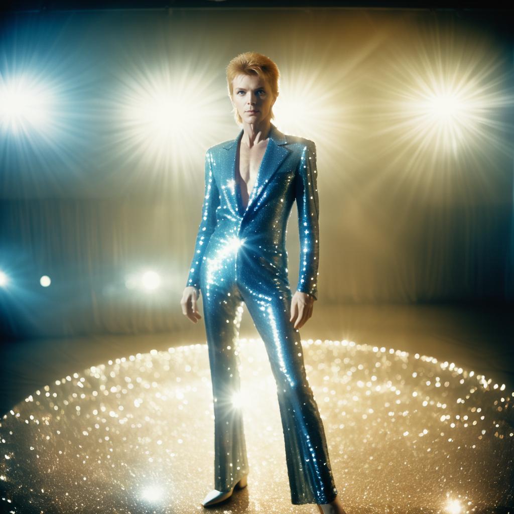 Nostalgic Pinhole Photo of David Bowie