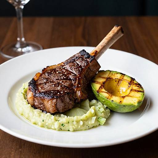 Ribeye Steak with Root Mash & Avocado