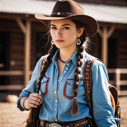 Cowgirl Costume with Realistic Props