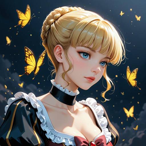 Beatrice Umineko in Elegant Dress