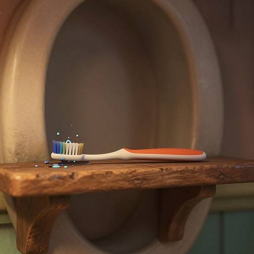 Pixar-Style Knife in Tavern Toilet
