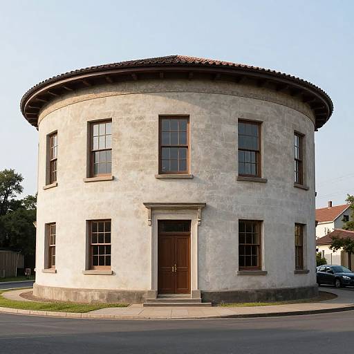 Charming Round House Architecture