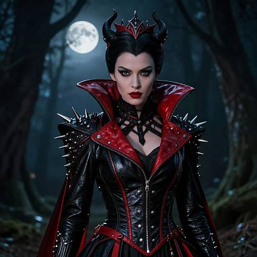 Evil Queen's Regal Leather Jacket