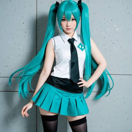 Futuristic Sexy Hatsune Miku Cosplay Outfit