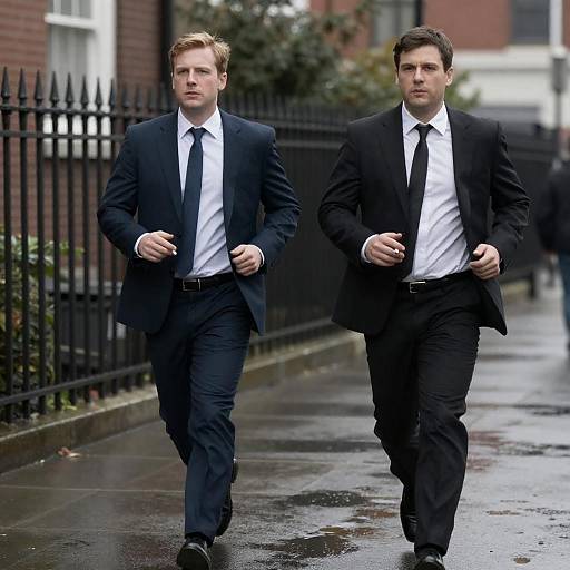 Dynamic Duo in the Rainy City