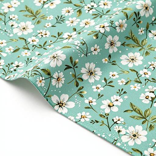 Julia's Tiny White Floral Garden Fabric