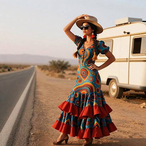 70s Flamenco Nomad Desert Style