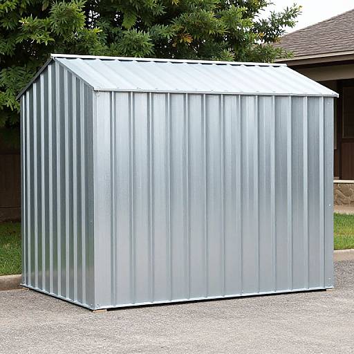Galvanized Steel Storage Shed