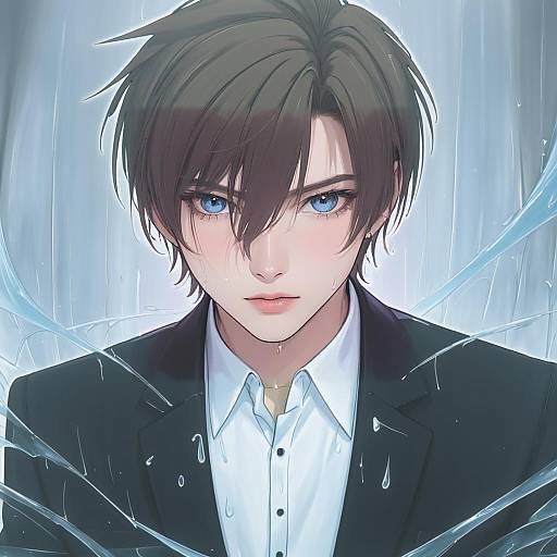 Illustration of Artem wing (tears of themis), tears of themis in the style of Vahn yourdoom