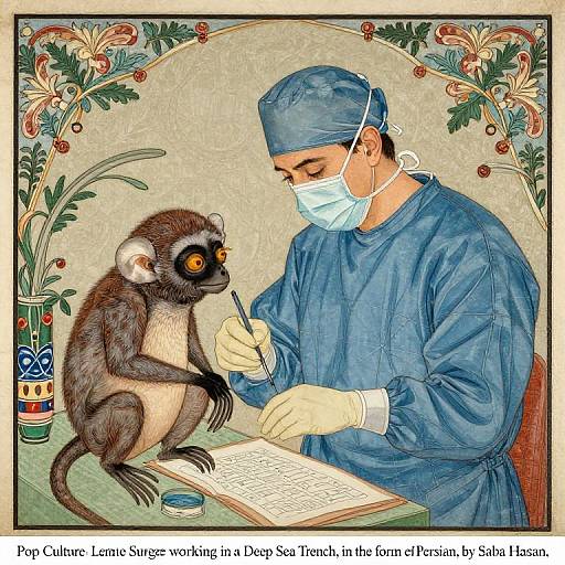 Lemur Surgeon in Deep Sea Trench